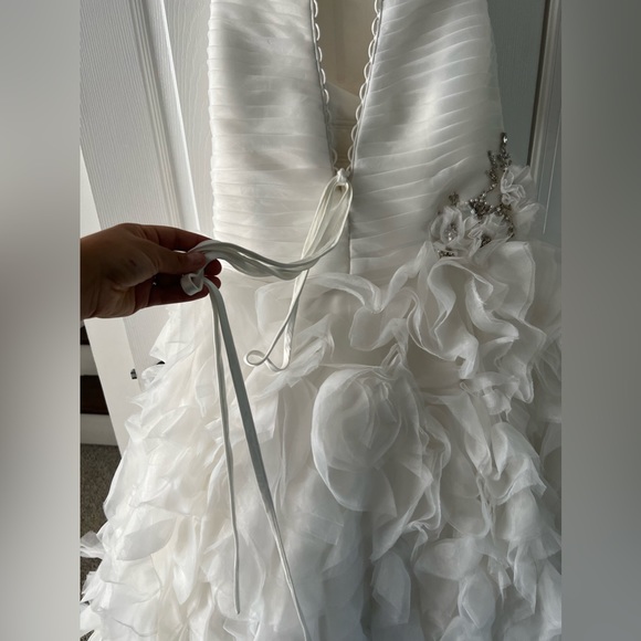 Maggie Sottero Couture Imperial Gown Trumpet/Mermaid Style wedding dress - Picture 6 of 7